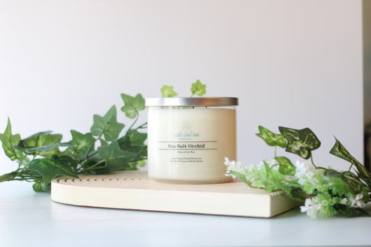 Sea Salt Orchid 3 Wick Candle