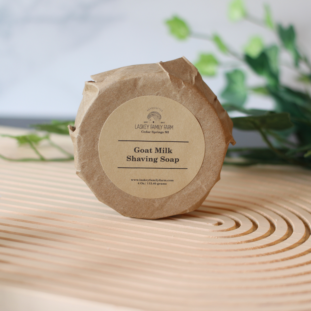 Patchouli Spearmint Goat Milk Shaving Soap