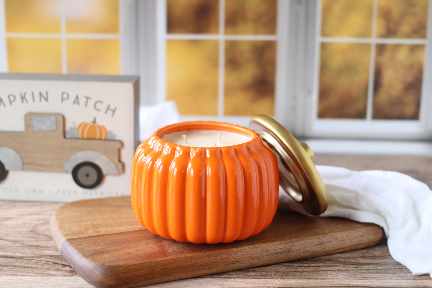 Pumpkin Spice Buttercream Pumpkin Vessel