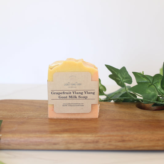 Grapefruit Ylang Ylang Goat Milk Soap